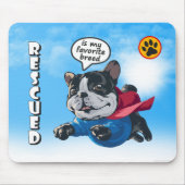 Rettet ist meine Lieblingsrasse | Mauspad (Vorne)