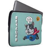 Rettet ist meine Lieblingsrasse | Notebook-Sieb 13 Laptopschutzhülle (Vorne Rechts)