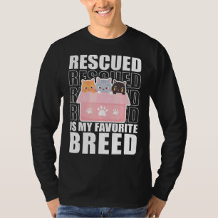Rettet meine Lieblingsrasse Katzen Tierheim V T-Shirt