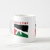 Rettet Palästina Kaffeetasse (Vorderseite Links)
