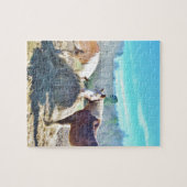 Rettet Pferde, die Heu essen Puzzle (Horizontal)