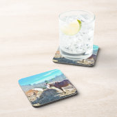 Rettet Pferde, die Heu essen Untersetzer (Rechte Seite)