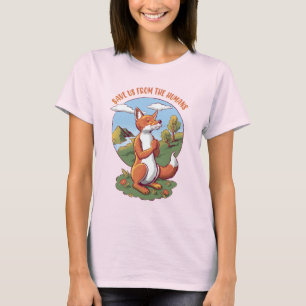 Rettet uns vor den Menschen – Design mit betendem  T-Shirt
