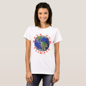 Rettet unser Klima mit der Erde T-Shirt (Vorne ganz)