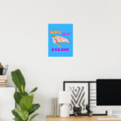 Rettet unsere Meeresschildkröte Poster (Heimbüro)