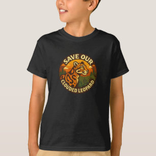 Rettet unseren Nebelparder – Wilder Nebelparder T-Shirt