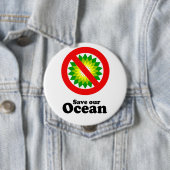 RETTET UNSEREN OZEAN BUTTON (Beispiel)