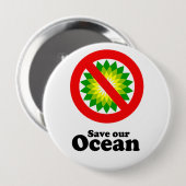 RETTET UNSEREN OZEAN BUTTON (Vorne & Hinten)