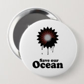 RETTET UNSEREN OZEAN BUTTON (Vorne & Hinten)