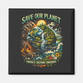 Rettet unseren Planeten Magnet