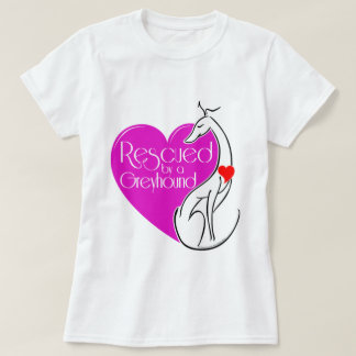 Rettet von einem Grauhund Illustriert T-Shirt