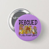 Rettet werden meine Lieblings-Rasse-Tasten Button (Vorne & Hinten)