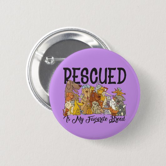 Rettet werden meine Lieblings-Rasse-Tasten Button (Vorne & Hinten)