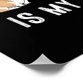 Rettet werden meine Lieblingshunde der Niedlichen  Poster (Ecke)