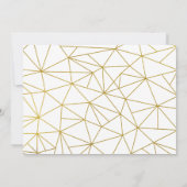 rettetest des Hochzeitstages "Grünes Meer" Einladung (Rückseite)