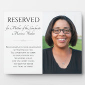 Rettetest einer Mutter von Graduate Abschluss Memo Fotoplatte (Vorderseite)