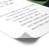 Rettetest eines Sitzplatzes für die Mutter des Gra Poster (Ecke)