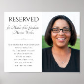 Rettetest eines Sitzplatzes für die Mutter des Gra Poster (Vorne)