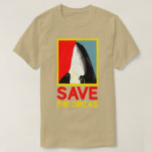 Rettetest Orcas Killer Whale Sea Panda 2 T-Shirt (Design vorne)