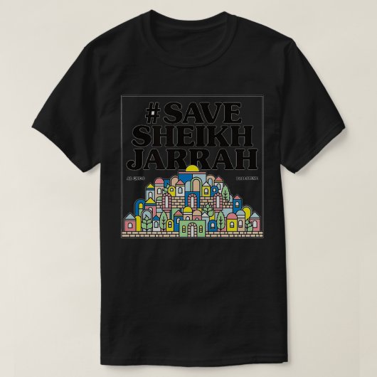 rettetest von Sheik jarrah Friends of AlAqsa T-Shirt (Design vorne)