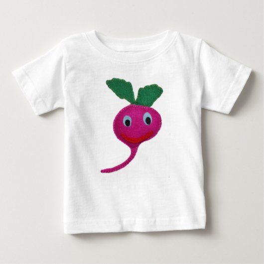 Rettich Baby T-shirt (Vorderseite)