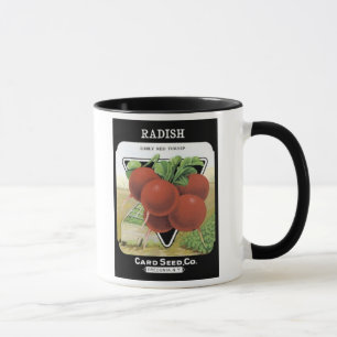 Rettich Early Red Turnip Card Saatgut Co Tasse