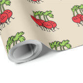 RETTICH-Gruppe organi des Rettich-glücklichen Geschenkpapier (Rolleneckpunkt)