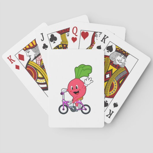 Rettich mit spielkarten (Rückseite)