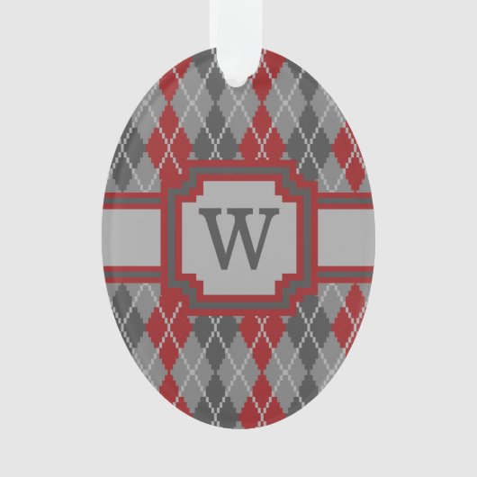 Rettiche und Ember Raute Akrylorische Ornamente (Vorderseite)