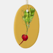 RettichgemüseWasserfarbe-Illustrationskunst Keramik Ornament (Rechts)