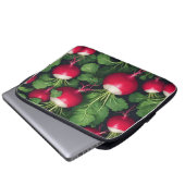 Rettichmuster Frisches Gemüse Laptopschutzhülle (Vorne Knopf)