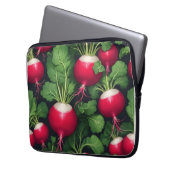 Rettichmuster Frisches Gemüse Laptopschutzhülle (Vorderseite Links)