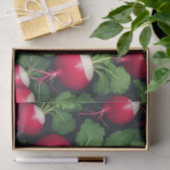 Rettichmuster Frisches Gemüse Seidenpapier (Geschenk)