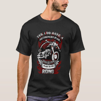 Rettiret Biker Motorrad-Lüfter T-Shirt