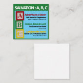 Rettung ABC Mitteilungskarte (Vorne/Hinten)