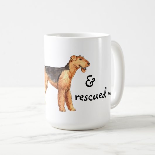 Rettung Airedale Kaffeetasse (VorderseiteRechts)