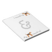 Rettung Airedale Notizblock (angewinkelt)