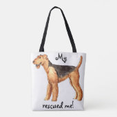 Rettung Airedale Tasche (Rückseite)