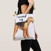 Rettung Airedale Tasche (Von Nahem)