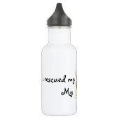 Rettung American Foxhound Edelstahlflasche (Links)