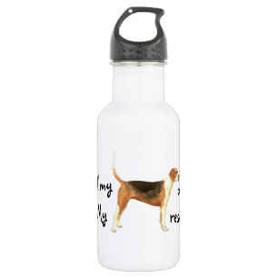 Rettung American Foxhound Edelstahlflasche