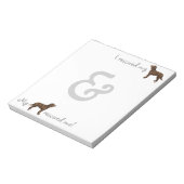 Rettung American Water Spaniel Notizblock (Rotiert)