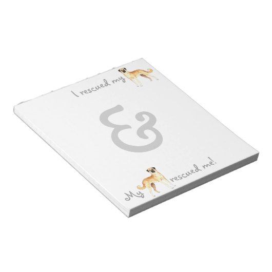 Rettung Anatolian Shepherd Notizblock (angewinkelt)