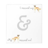 Rettung Anatolian Shepherd Notizblock (Vorderseite)