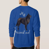Rettung Belgiens Sheepdog Sweatshirt (Rückseite)