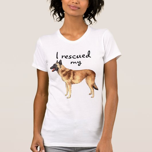 Rettung Belgischer Malinois T-Shirt (Vorderseite)