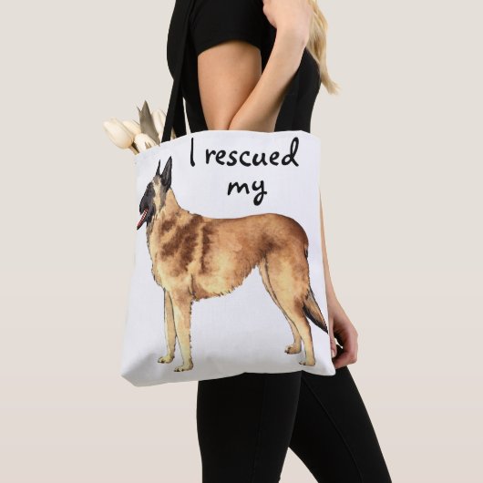 Rettung Belgischer Malinois Tasche (Von Nahem)