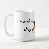 Rettung belgischer Tervuren Kaffeetasse (Links)