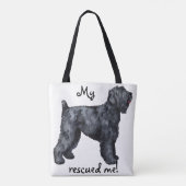 Rettung Black Russian Terrier Tasche (Rückseite)
