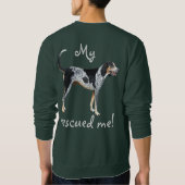 Rettung Bluetick Coonhound Sweatshirt (Rückseite)